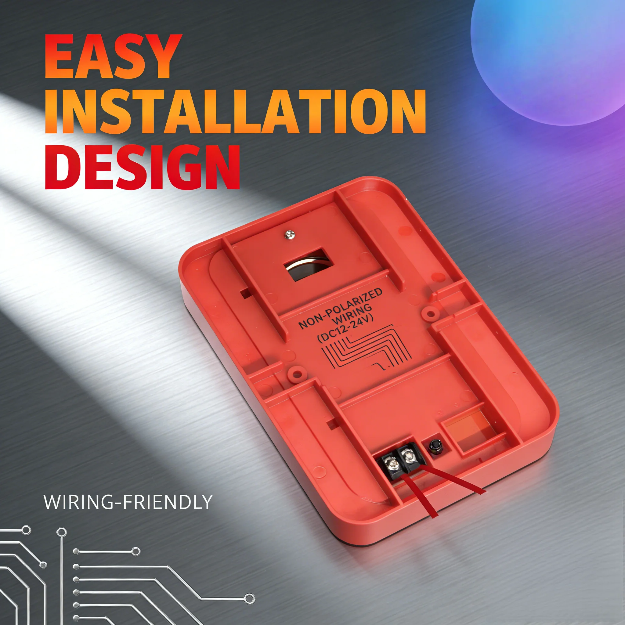 

Сирена пожарной сигнализации 120 дБ со светодиодным стробоскопом, 12-24 В постоянного тока, 3 режима звука, неполяризованная проводка, готовая к зиму для домашнего офиса, магазина