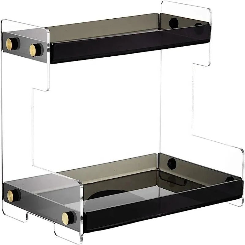 

Acrylic Bathroom Organizer Countertop for Bathroom 2-tier O