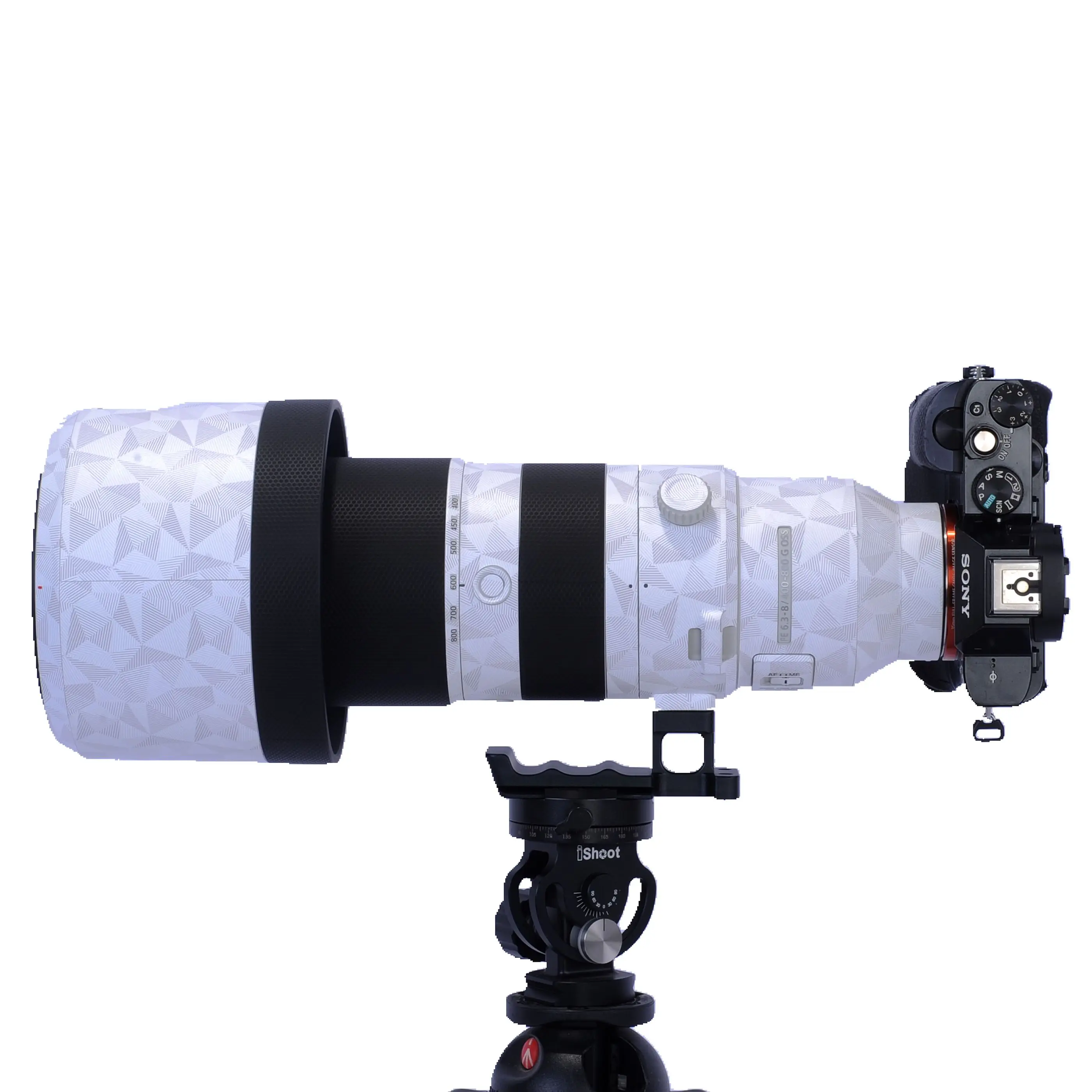iShoot عدسة طوق القدم مع لوحة الإفراج السريع لسوني FE 400-800 مللي متر F6.3-8 G OSS ترايبود جبل حلقة Arca السويسري RRS LEOFOTO
