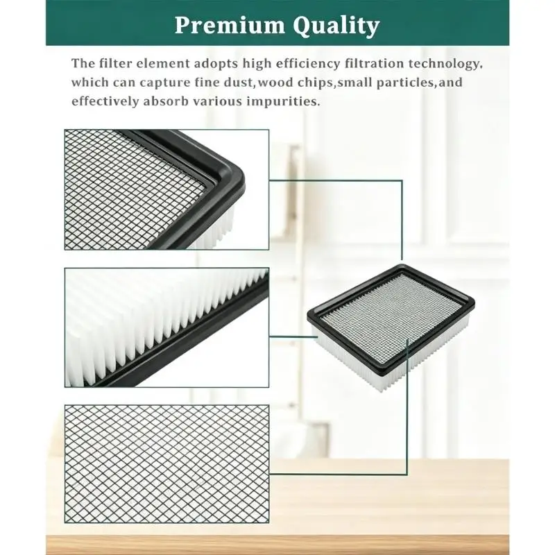 E8BD Routine Maintenance Filter Unit 1037822 for Dryer Systems with Rectangular Plastic Frame Replacement Part for Floor Care