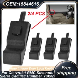 Auto Interior Door Lock Knobs For Chevrolet GMC Silverado Sierra Cadillac Hummer Yukon 2007-2013 15844616 15214027 25862454
