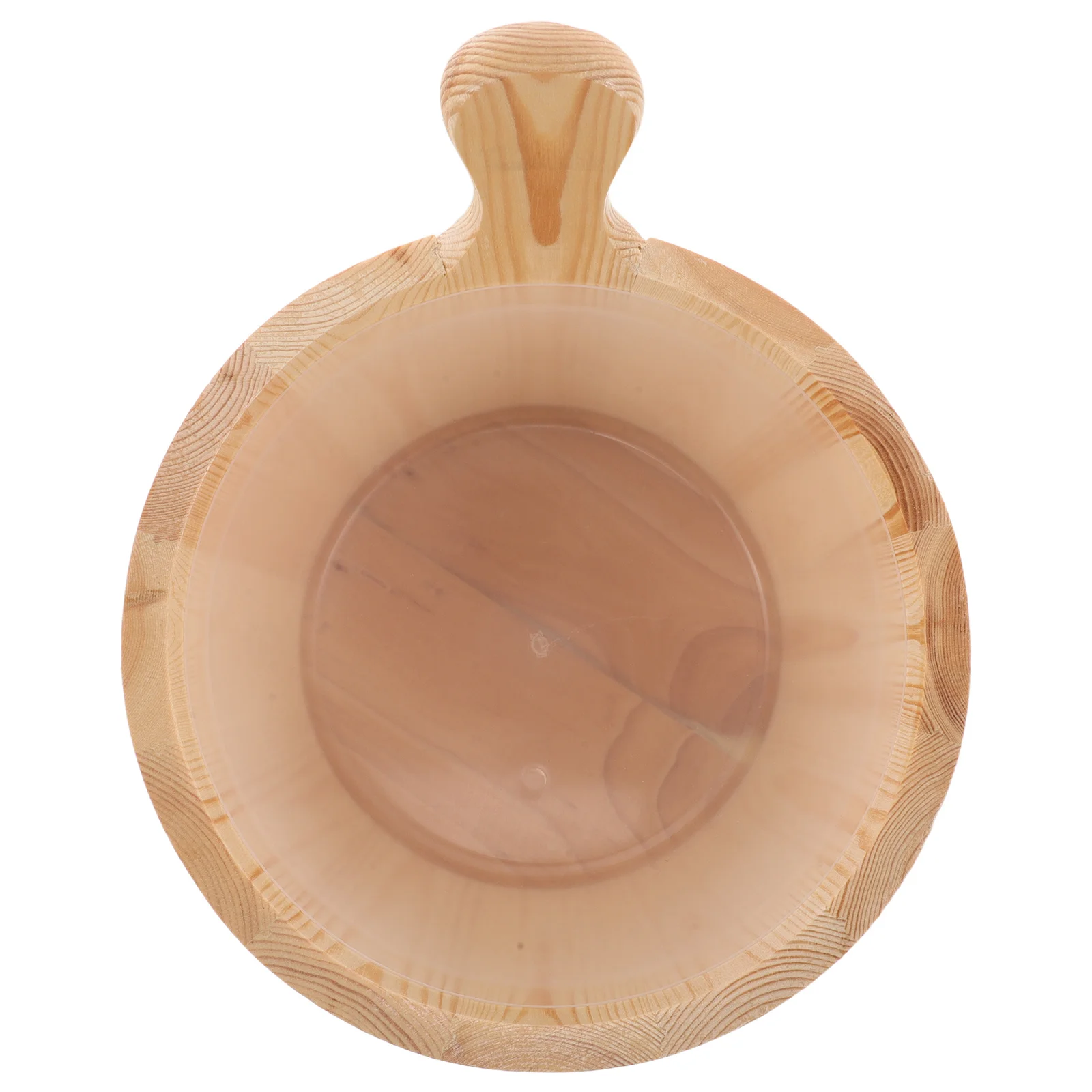 

1Set Sauna Bucket Ladle Set 4L Wood Sauna Barrel Spa Accessories Foot Soak Wood Scoop Small Bucket Barrel Spoon Set