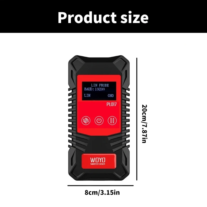 Automotive CAN LIN PWM Signal Tester, Car Diagnostic Tool Vehicle Communication Protocol Analyzers for Reading Baud DropShipping