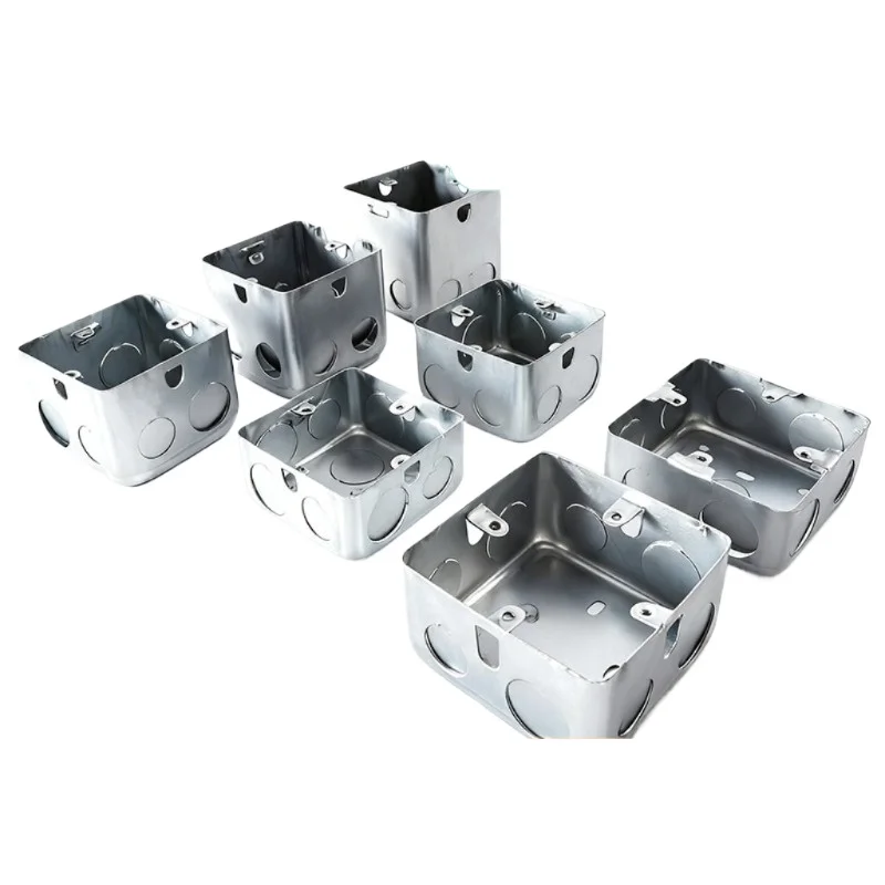 Concealed threading box, 86 type stretching box, concealed and exposed box with complete specifications