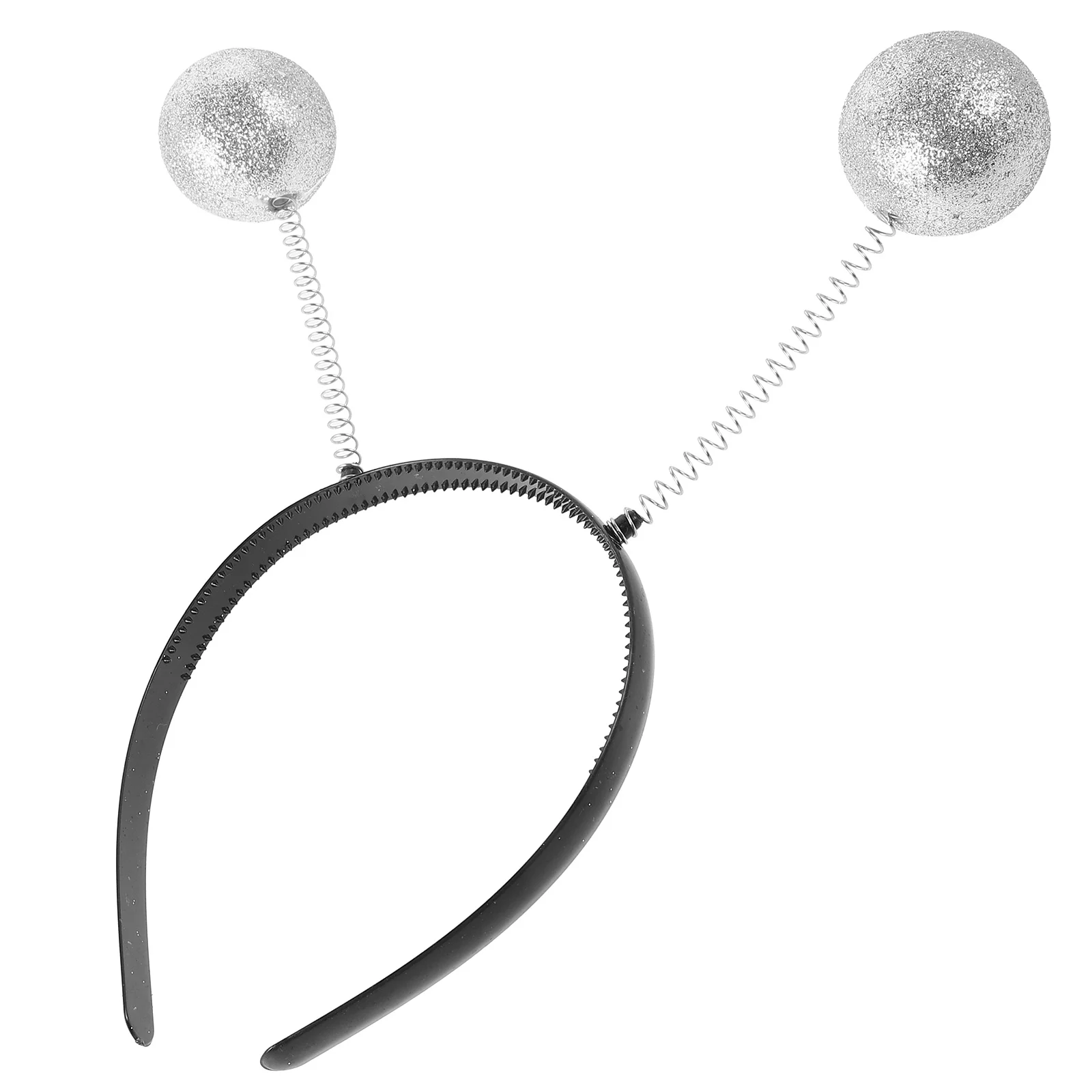 

3Pcs Festive Foam Ball Hair Hoops White Christmas Party Headdress Holiday Hair Accessory for Family Fun Party Headwear