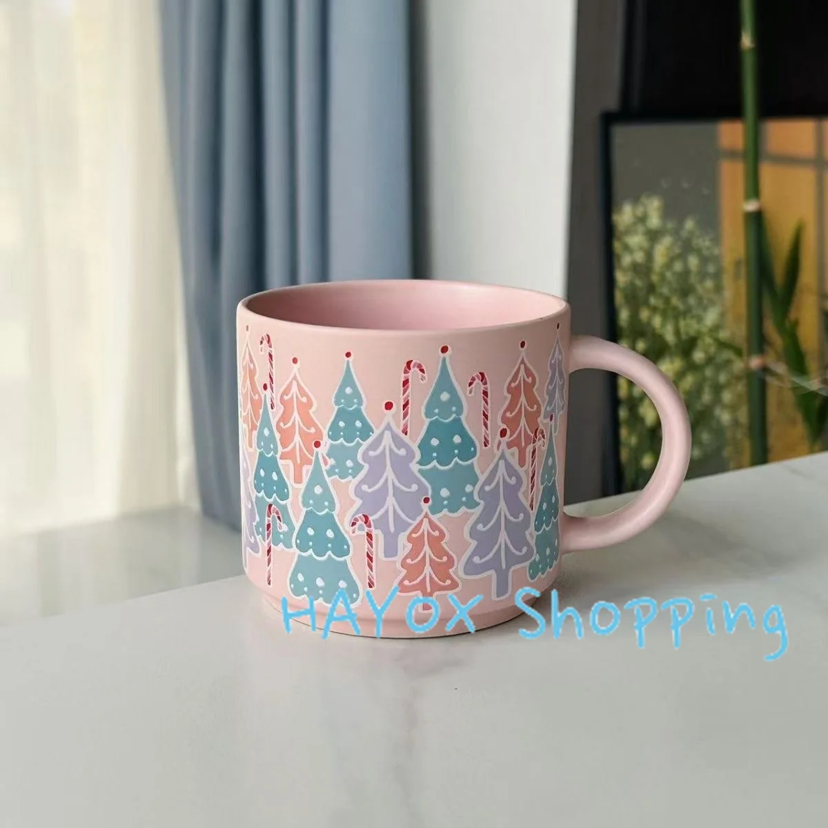 Creative Vintage Christmas Mug Gift Ceramic Mug Couples Drink Cup Home Cafe Coffee Cup Office Drinking Tea Cups New Year Gift