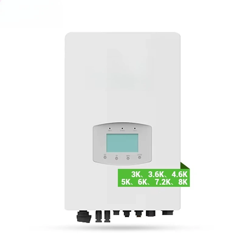 2025 Model 3-8KW 48V AC 220V/230V High-frequency Hybrid Solar Inverter with MPPT Dual-channel Control