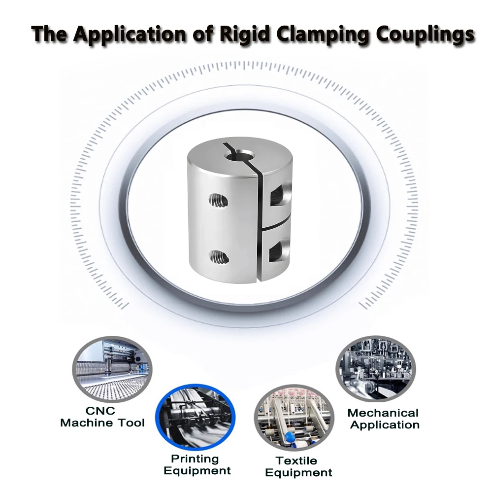 D20L25 عزم دوران عالي جامدة رمح المقرنة ثلاثية الأبعاد جزء الطابعة سبائك الألومنيوم الرصاص المسمار اقتران 4/5/6.35/8/10 مللي متر لخطوة محرك معزز #2