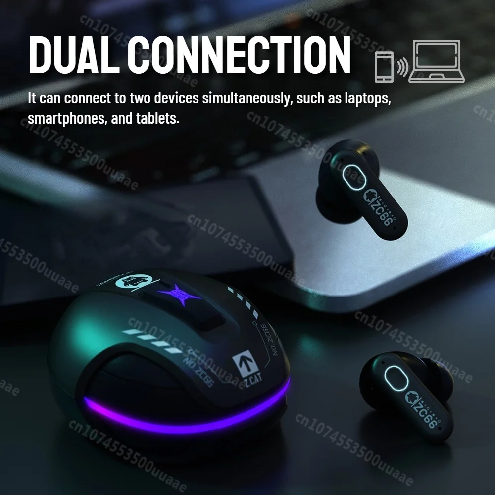 Zombies Cat B5 Active Noise Cancellation Headphone Bluetooth 5.4