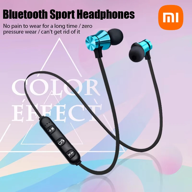 Xiaomi Bluetooth Wireless Earphone Sports Headset Waterproof Earbuds Neckband Magnetic Headphone With Mic iOS For Samrtphones