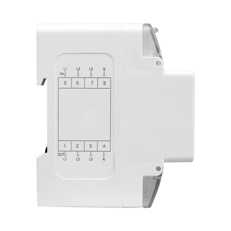 WIFI 100A 380V AC Three Phase Intelligent Reclosing Photovoltatic Energy Meter kWh Power Consumption Electricity Measurement