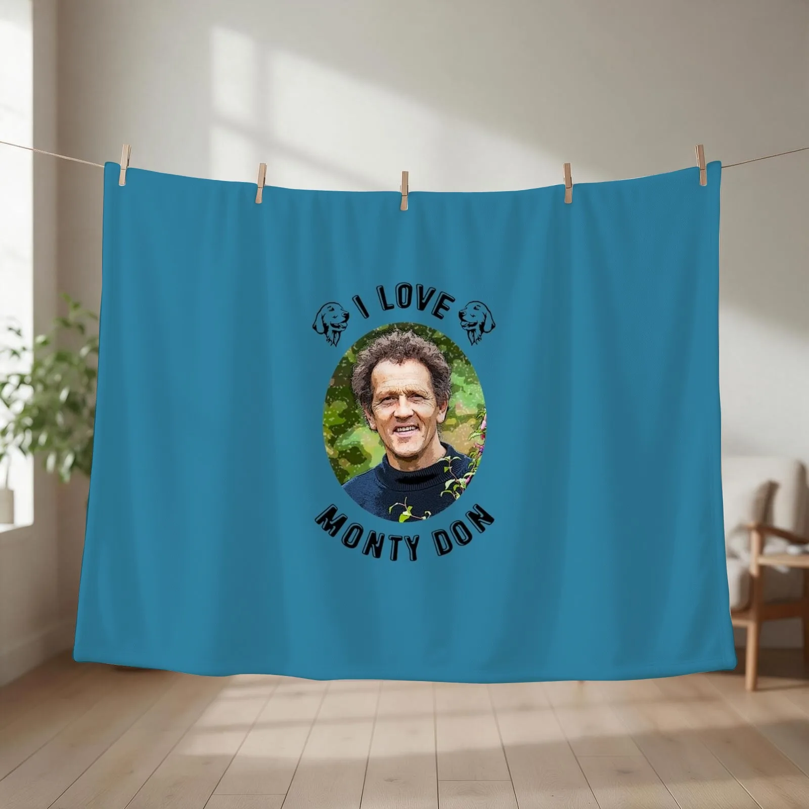 I Love Monty Don Essential T-Shirt Throw Blanket Hairy sofa bed Quilt Furry Blankets