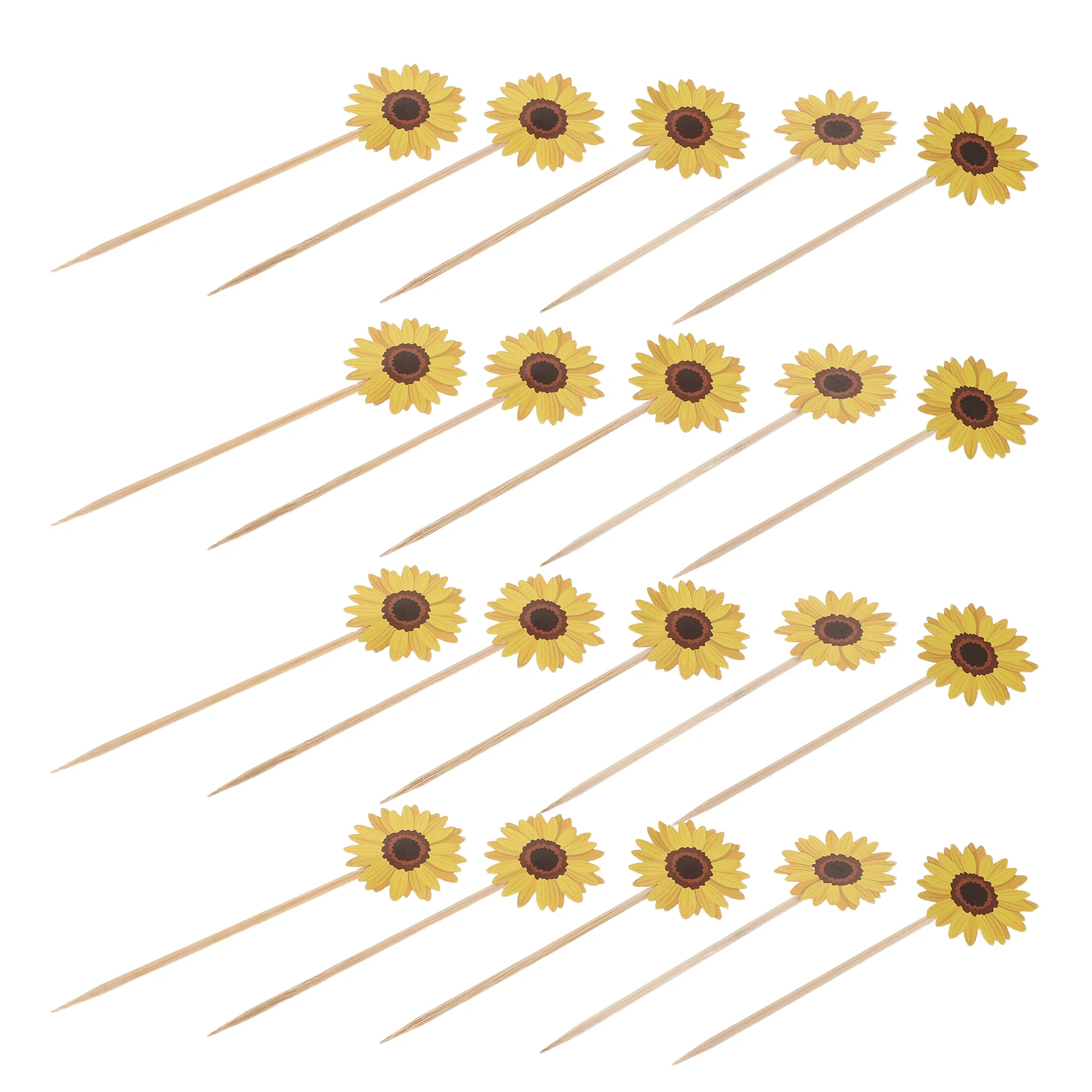 

Sunflower Garden Stakes Flower Picks for Plant Labels Garden Signage Farm Theme Wedding Decor Backyard Landscaping