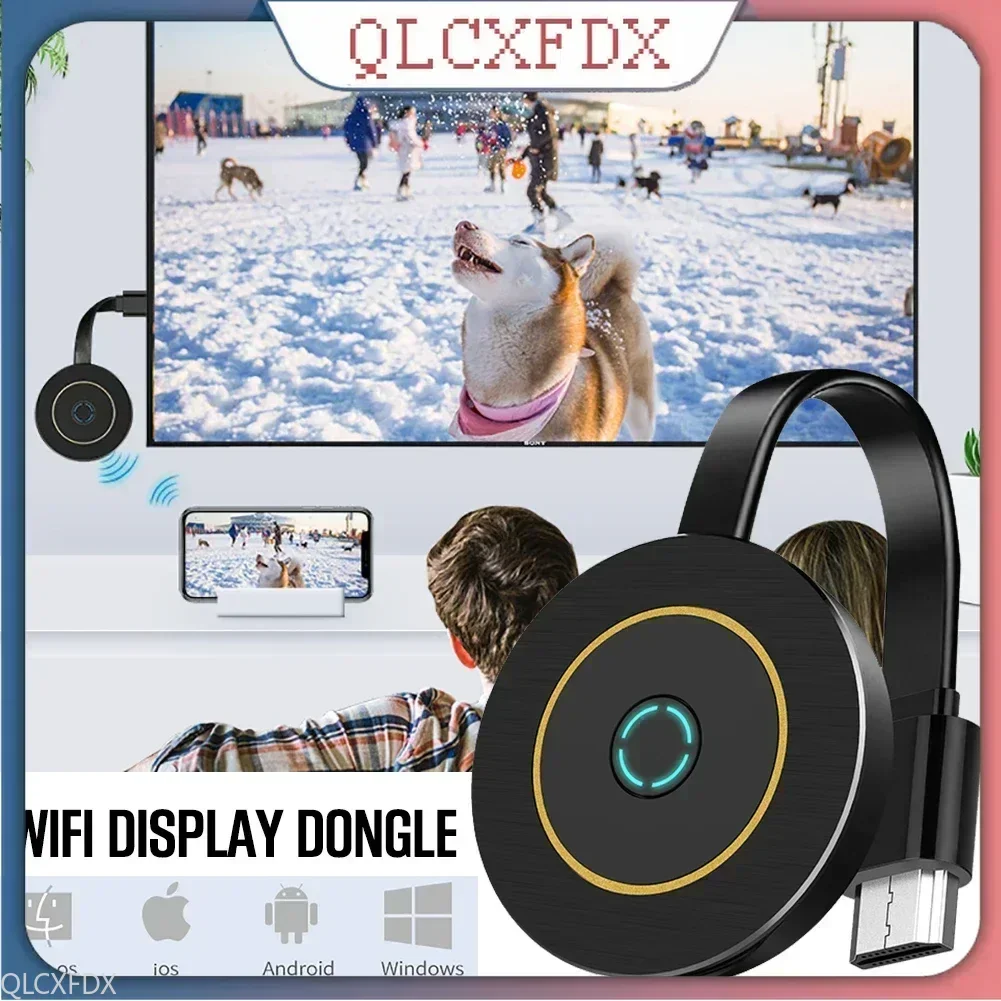 G10 Compatible con HDMI para teléfono móvil AnyCast 4K 2,4G pantalla inalámbrica WiFi Dongle TV Stick Miracast accesorios de películas para el hogar