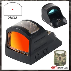 HS 507C Red Dot Sight Solar Power Pisto Sight Hunting Tactical Riflescope Airsoft Reflex Scope Fit 20mm Rail Mount