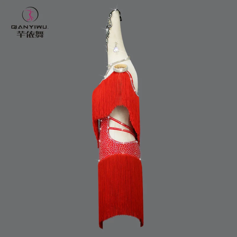 2025 Latin Dance Practice Clothing Stage Outfits For Women Sexy Costume Girls Tassel Dress Ballroom Prom Competition Female Suit