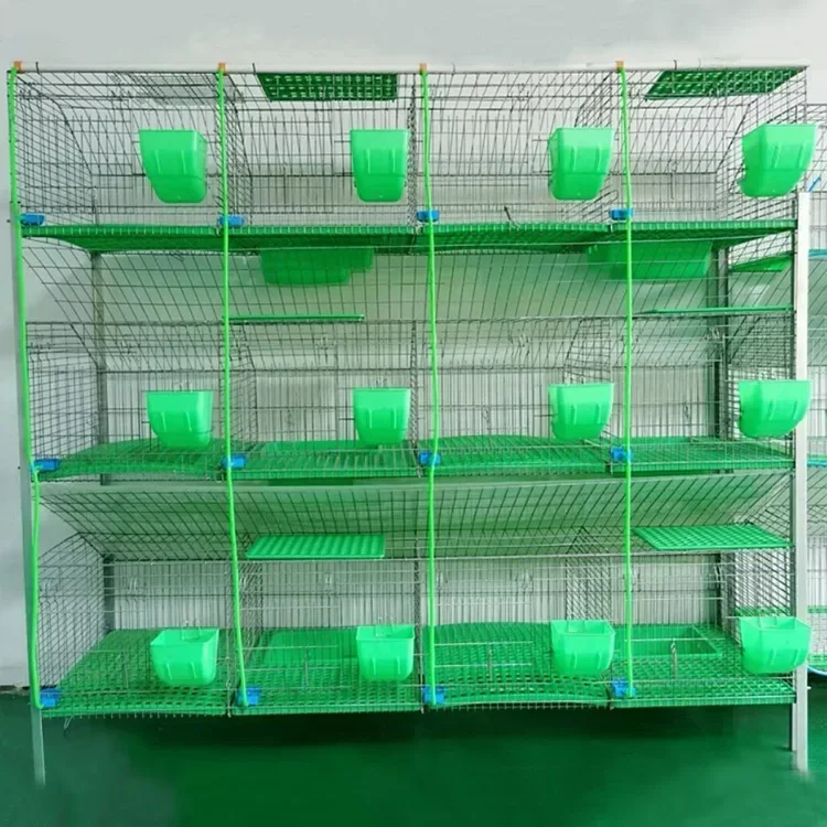 Animal Cage 9/12/18 Cells Commercial Galvanized Rabbit Breeding Cages