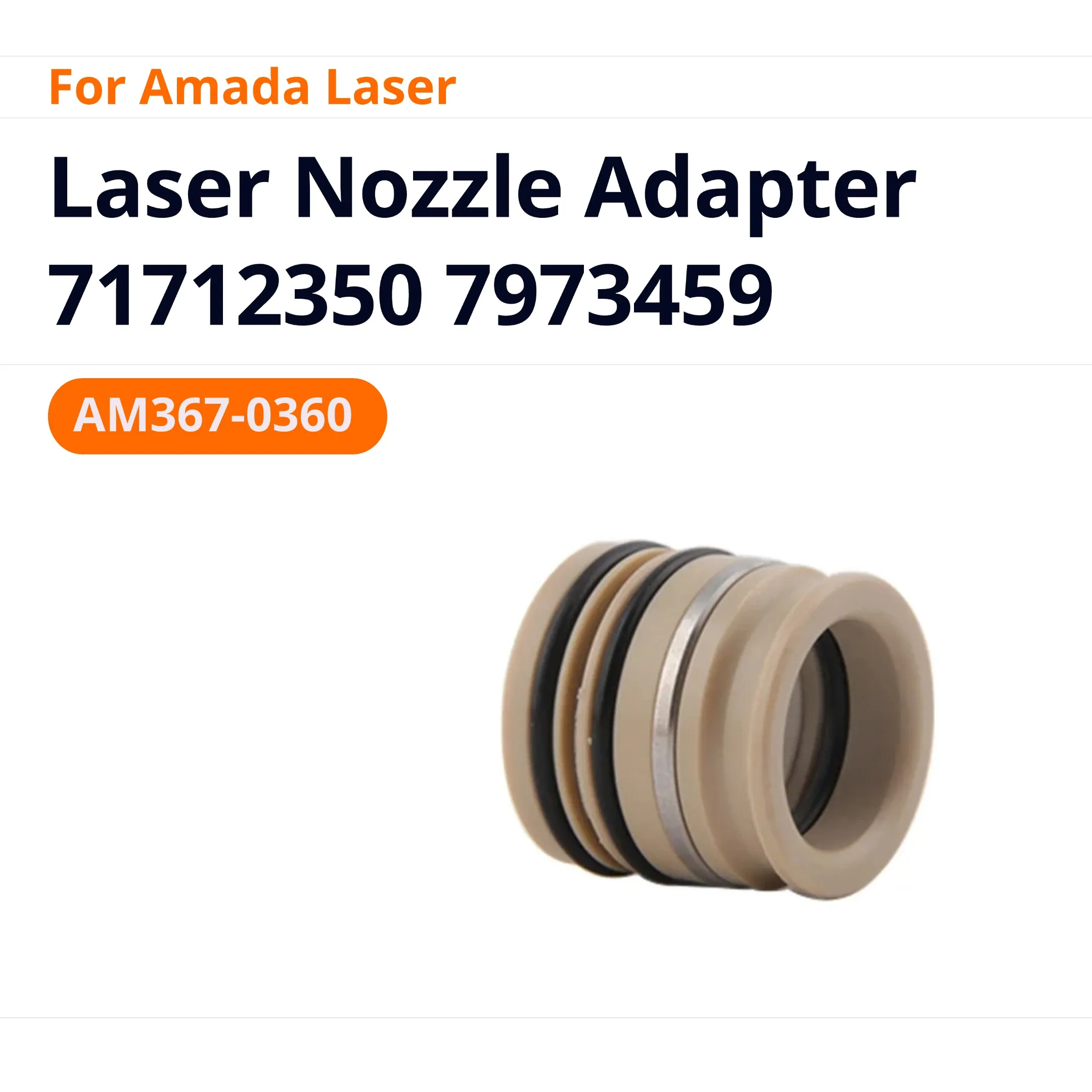 Header AM367-0360 AM-Nozzle Adapter Fiber Cutting Machine Parts Wholes 71712350 7973459 for Amada Laser Cutting Nozzle