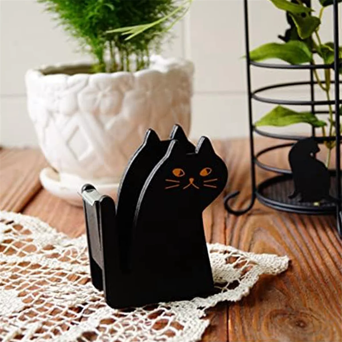 2Pcs Cats Tape Holder Packing Tape Roller Tape Packaging Tape Dispenser False Eyelash Tape Dispenser Fun Tape Dispenser