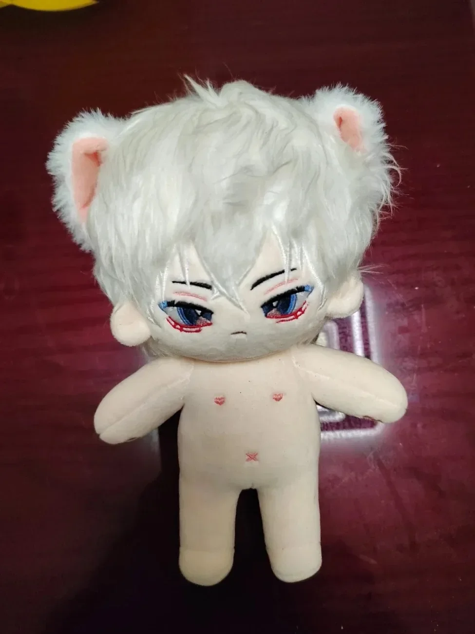 20cm 링크 클릭 루카스 찰스 청 샤오시 루 광 면 인형 바디 귀와 스켈레톤 드레스업 플러시 장난감 피규어 크리스마스 선물