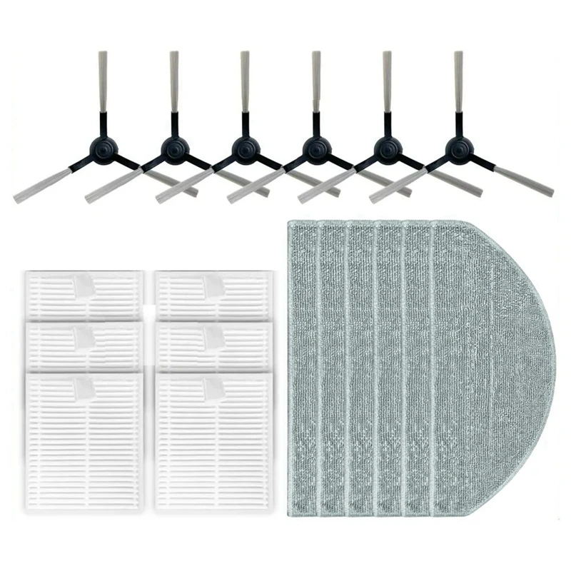 For Roidmi EVE CC / SDJ12RM Side Brush Hepa Filter Mop Cloths Rag Robot Vacuum Cleaner Accessories Spare Part
