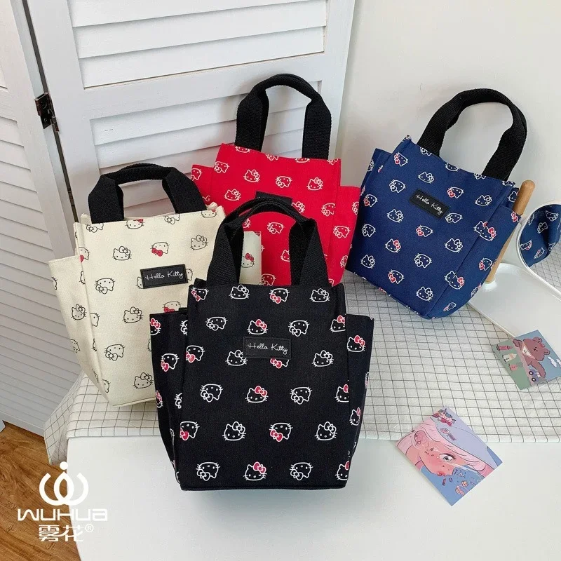 

Sanrio Hello Kitty портативная косметичка косметичка сумка для мытья органайзер женский кошелек для макияжа ланч-бокс сумки Bentoy Kawaii