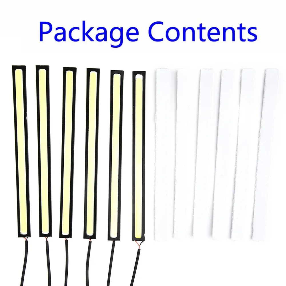 

New Practical White Strip Lights Lamp LED Waterproof 12V 6 Pcs Accessories Bar Boats Caravan Interior Replacement