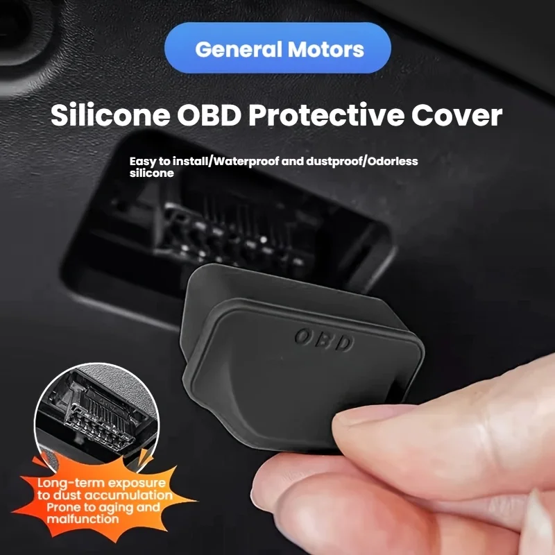 Car OBD Port Silicone Dustproof Protective Sleeve Waterproof Interface Protective Cover Auto OBD Socket Protective Storage Case