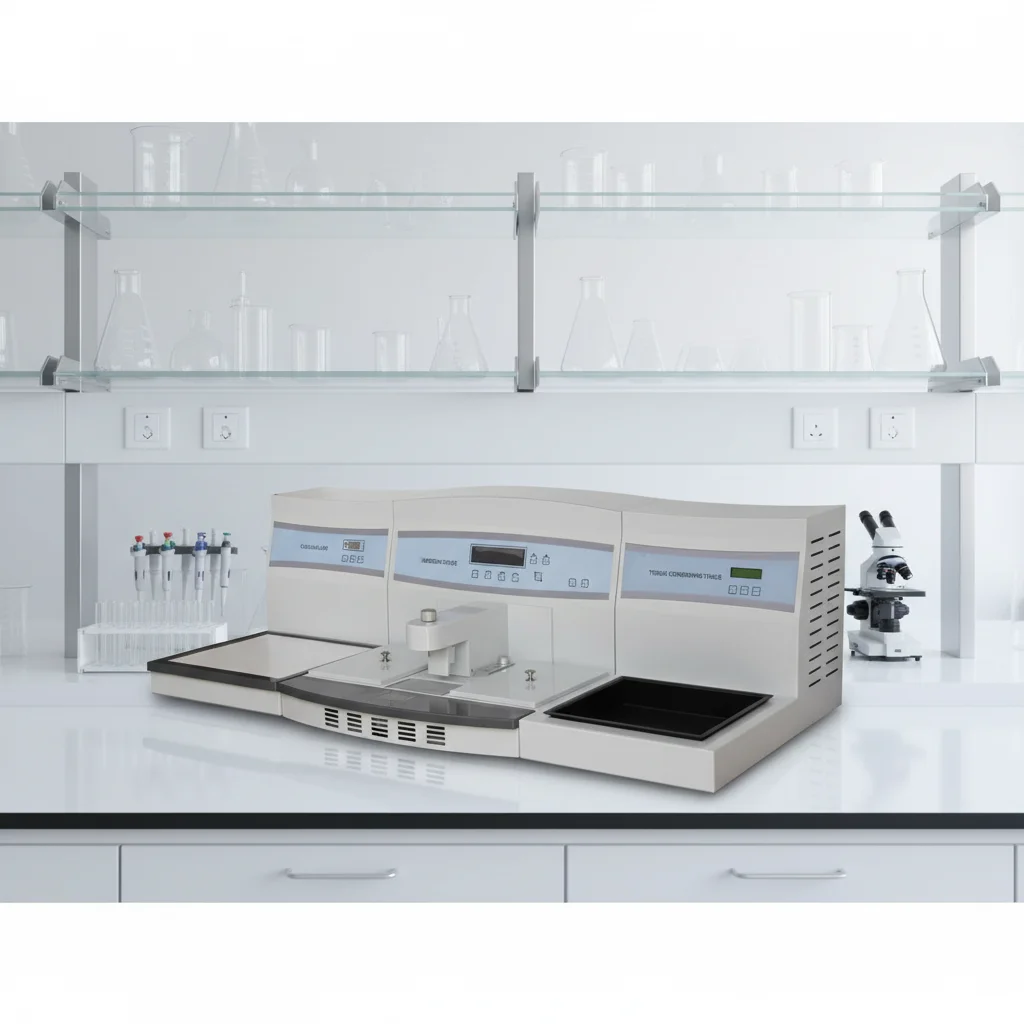 Manufacturer of high-volume automated tissue embedding and cooling systems for laboratory sample embedding and