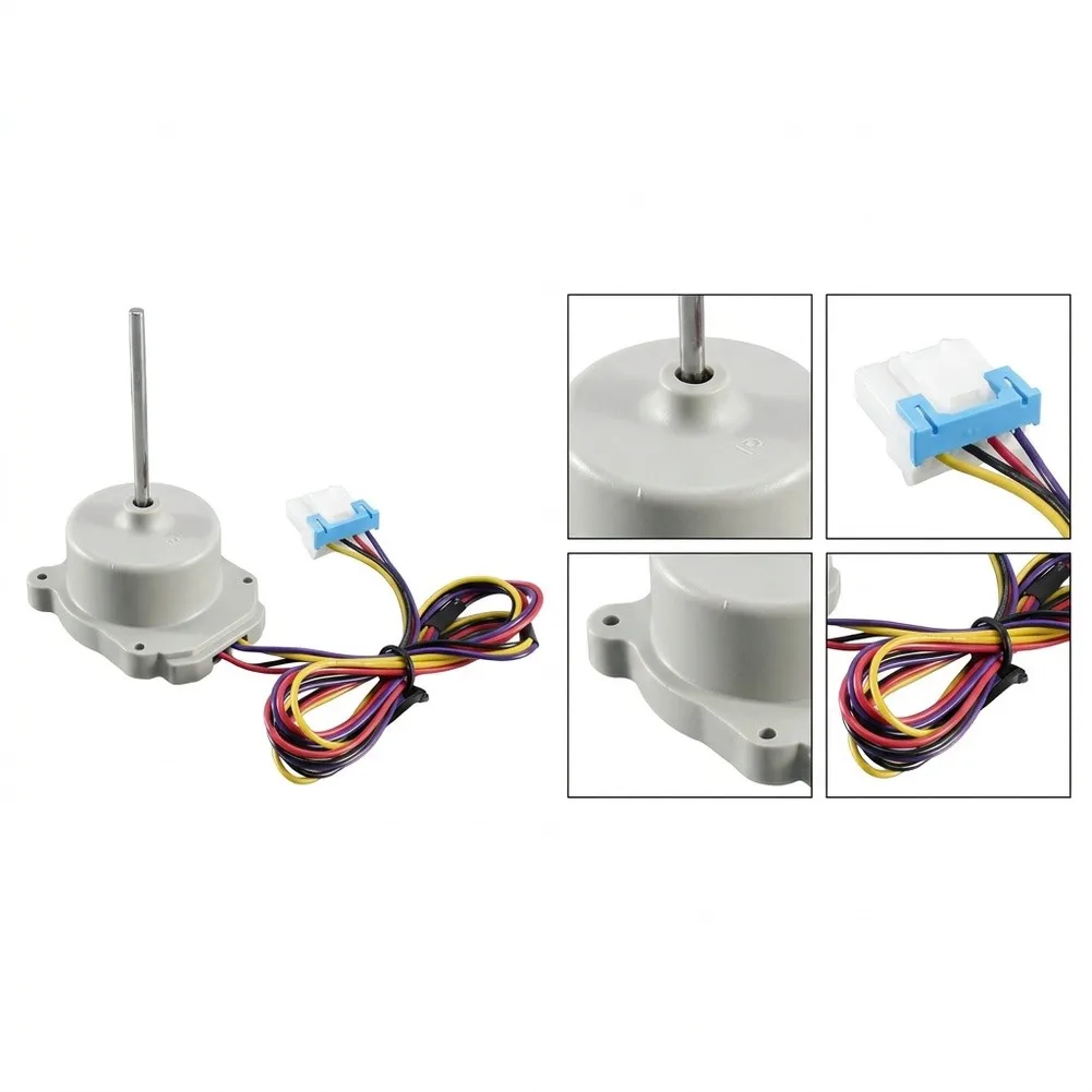 DC Fan Motor Compatible with Refrigeration Cooling Systems Plastic Body Motor for Air Circulation in Cold Storage Units