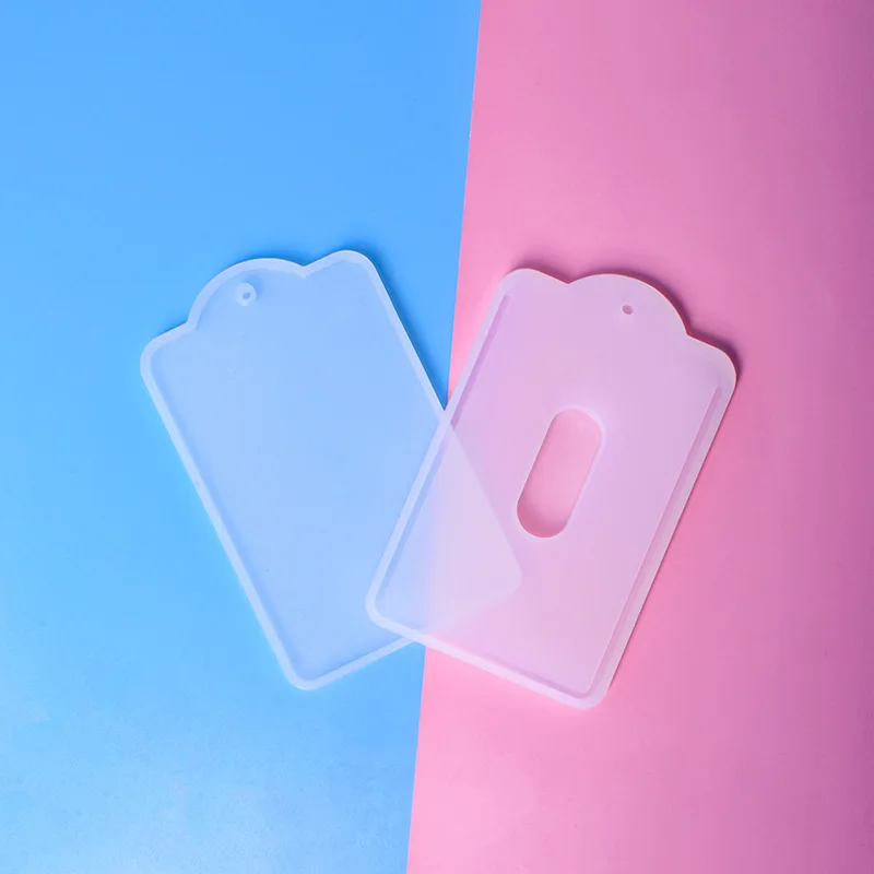 1 Piece Card Cover Mold DIY Epoxy Resin Holder UV Glue Silicone Moulds For Storage Jewelry Making Handmade Tools view 3