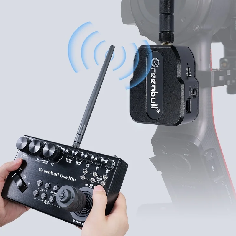Greenbull RCP-2 Multi-Position Remote Control Camera System Power Supply Base for Live Broadcast Video Shooting Equipment