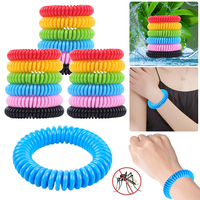 10-50pcs Natural Mosquito Insect Bracelets Deet-Free Mosquito Insect Bracelets Outdoor Indoor Control Wristbands For Babies Kids