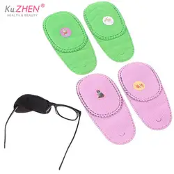 6pc/set Children Health Care Kids Child Occlusion Medical Lazy Eye Patch Eyeshade For Kids Strabismus Treatment Vision Care Kit