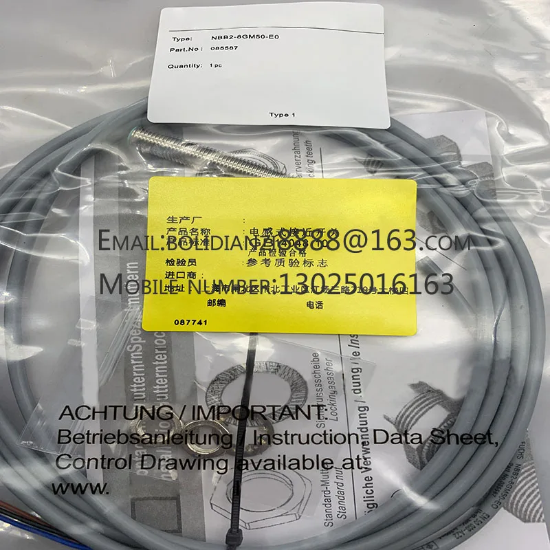 

NBB2-8GM50-E0 NBN2-8GM50-E2 NBN3-8GM50-E2 NBB1.5-8GM40-E0 NBB1.5-8GM40-E2 NBB2-8GM50-E2 Brand new original sensor