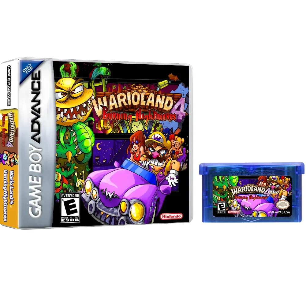 Wario Land 4 - Burning Nightmare GBA/NDS Game Card Boxed American Version English Version Game