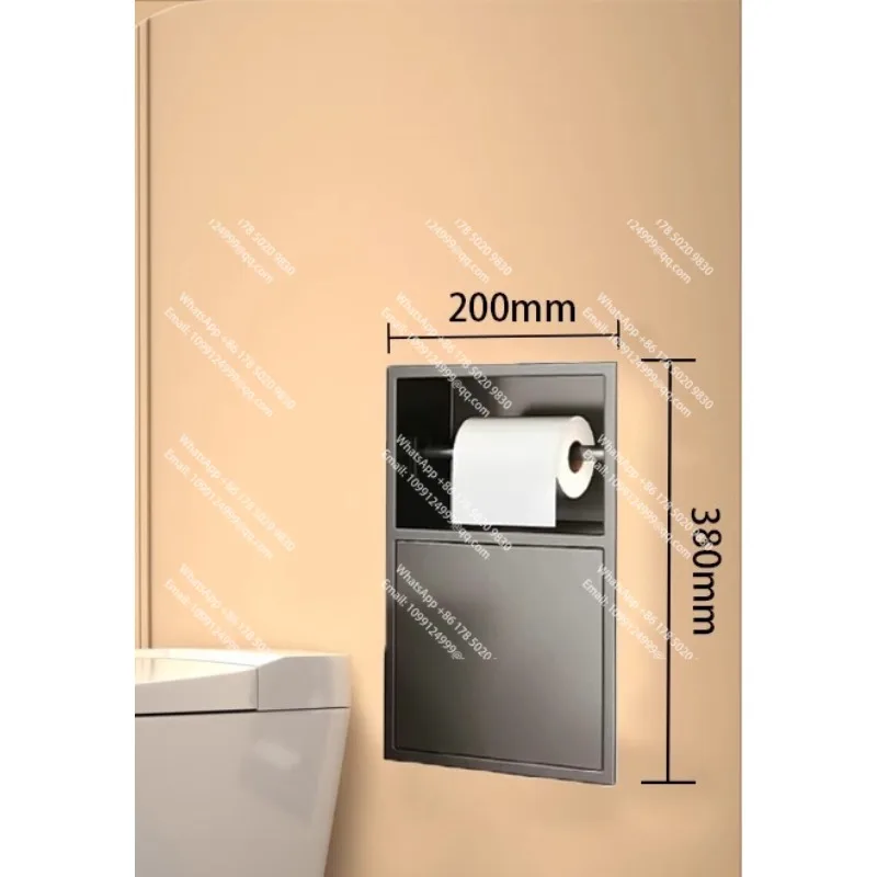 outils-processus-sans-couture-placage-pvd-peinture-haute-temperature-boite-a-mouchoirs-integree-en-acier-inoxydable-niches-carton-dissimule