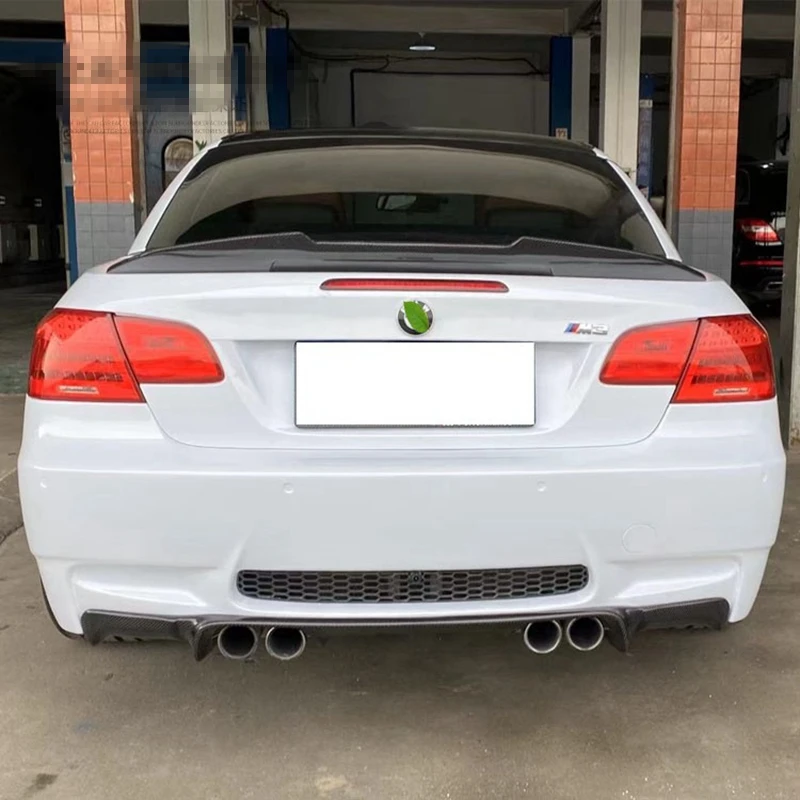 

Для BMW 3 серии E93 и E93 M3 кабриолет: задний спойлер/антикрыло в стиле PSM из карбона, 2006-2013, FRP, глянцевый черный, кованый карбон