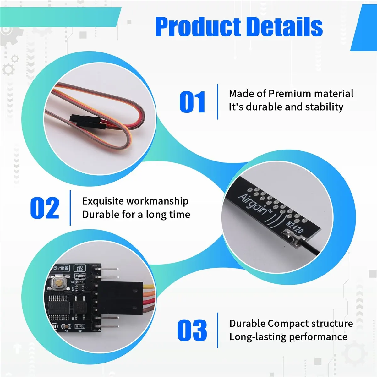 doyou Tuya Wifi Computer-Power Reset Switch USB Card for PC Destop Computer,APP Remote Control 433 RF Remote Control,USB Basic