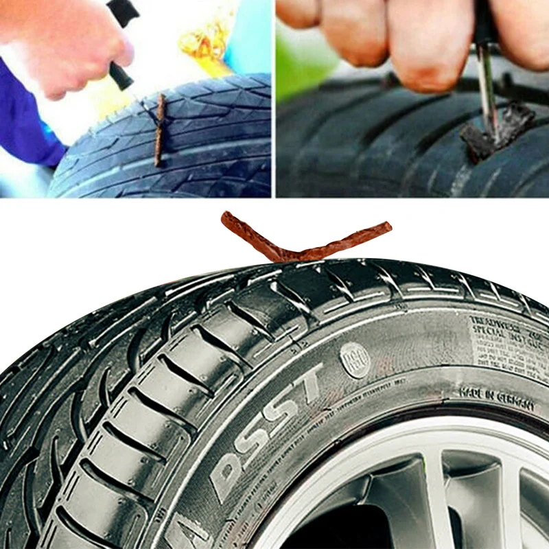 20/10/5Pcs Motorcycle Bike Tubeless Tire Puncture Repair Rubber Stripes Wheels Plug Seal Tape Tyre Repair Tools Auto Accessories