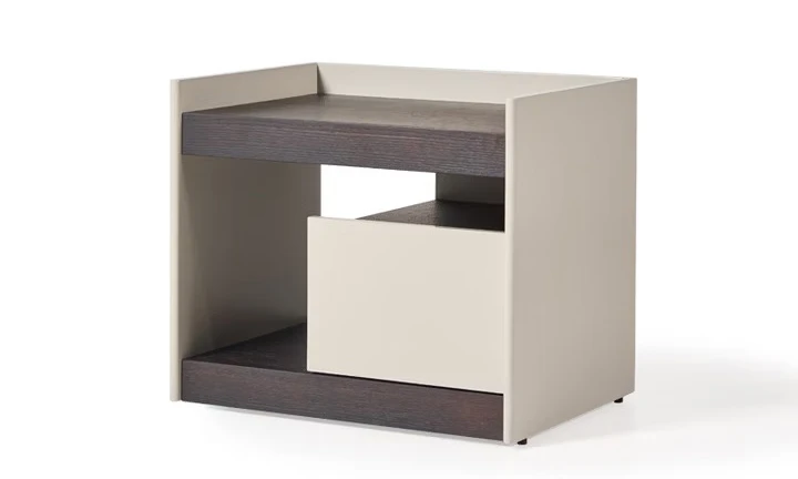 

Solid wood simple modern minimalist home creative high-end bedside locker