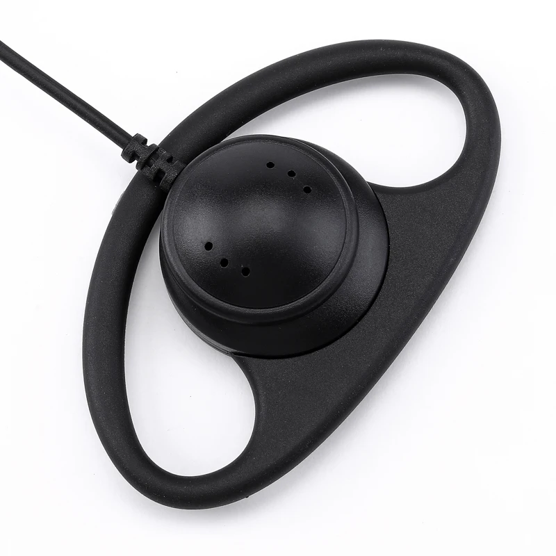 Słuchawka D Style, nie douszna, z dużymi haczykami na uszy, do radia Kenwood, Baofeng UV-5R UV-82, Quangsheng K5 TYT