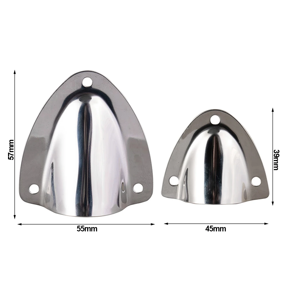 Durable Large Marine Hardware Stainless Steel Lightweight Boat Accessories Dinghy UV-proof Clam Shell Vent Cover Yacht