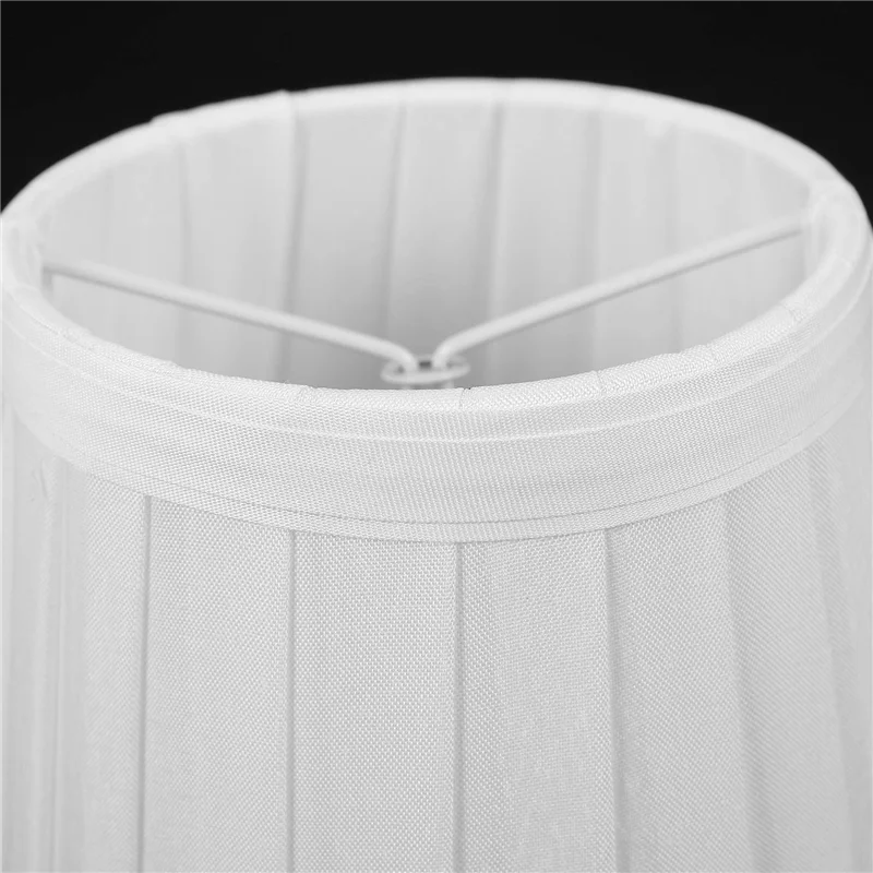 

AB42-3X Vintage Fabric Lamp Shade Table Desk Bed Lamp Cover Holder Chandelier White