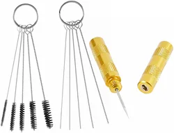 JOYSTAR 3 Set Airbrush Spray Cleaning Repair Tool Kit Stainless steel Needle Brush Set