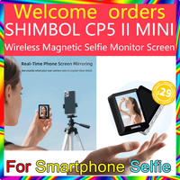 Wireless Magnetic Selfie Monitor Screen For Smartphone Selfie Vlog Live Stream Video Recording SHIMBOL CP5 II MINI