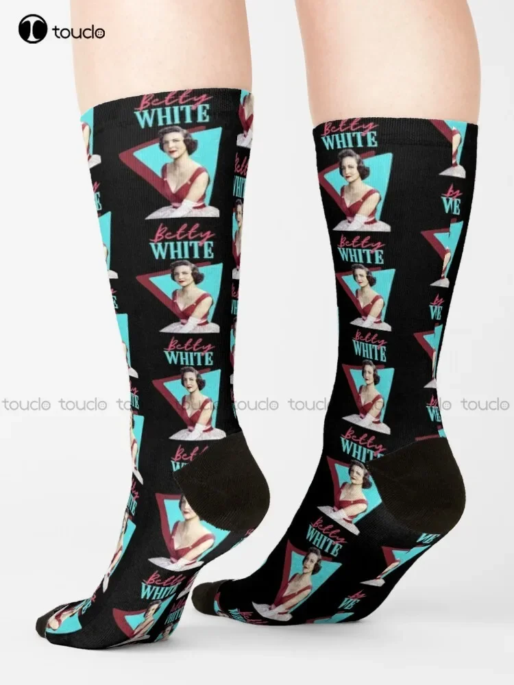 Betty-White | Rip Betty-White | Rest In Pece Betty-White Socks Men Athletic Socks Unisex Adult Teen Youth Socks Custom Gift