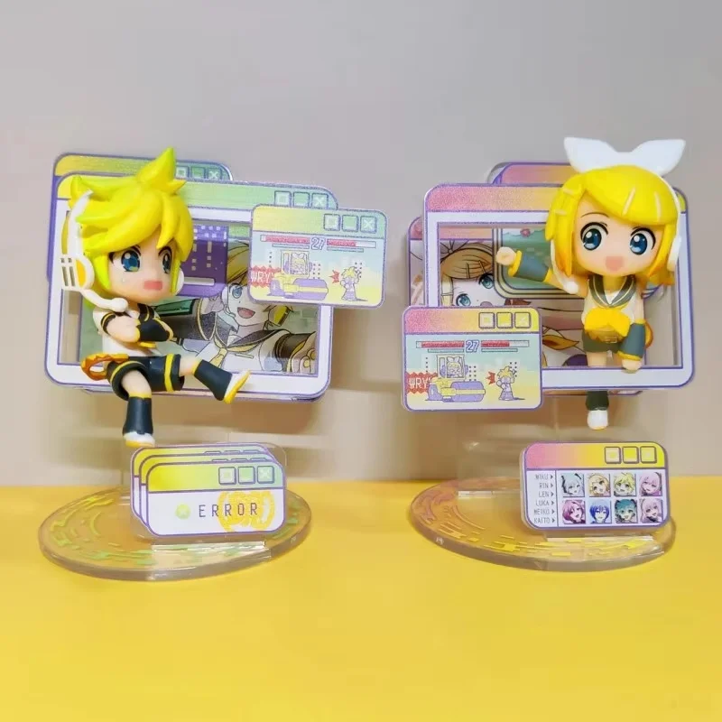 Anime Hatsune Miku Blind Box Window Mini Figure Series Kaito Meiko Figures Boxed Egg Trendy Model Tabletop Ornaments Dolls Toys
