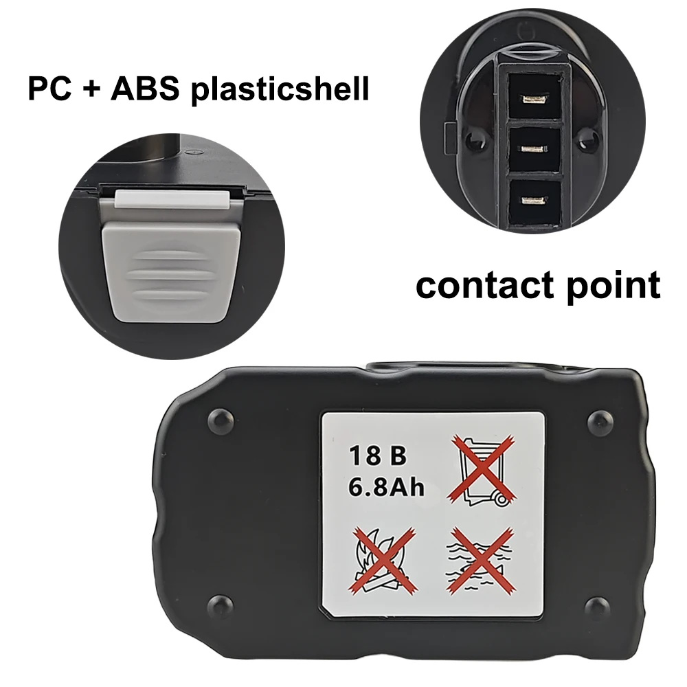 18V 6800Mah Ni-Cd Batterij Voor Interskol H18 Power Tool Vervanging Accu Accu Gloednieuwe