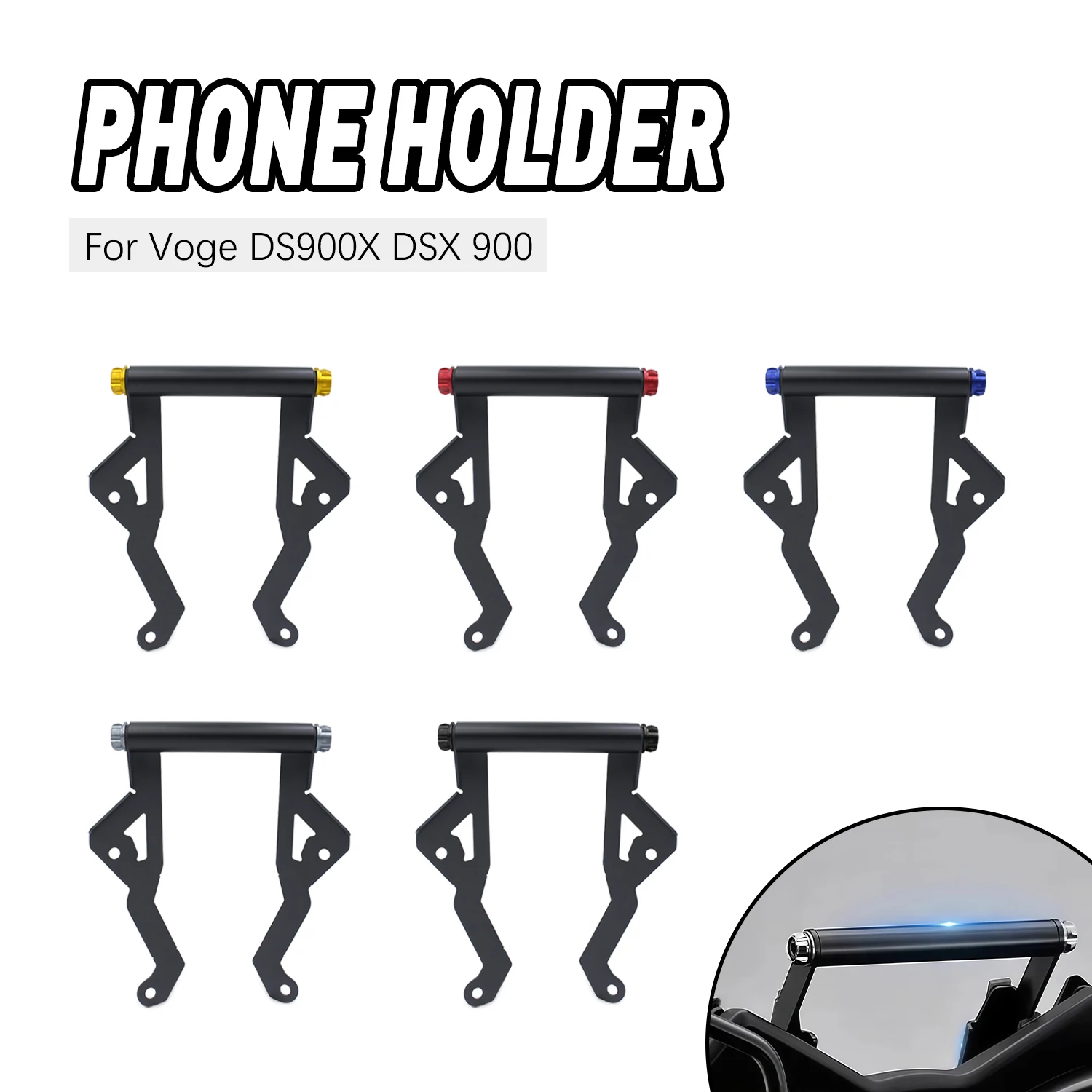 

Motorcycle Accessories 12mm 22mm Navigation Bracket For Voge DS900X DSX 900 DSX Cellphone Phone GPS Navigation Mount Bracket